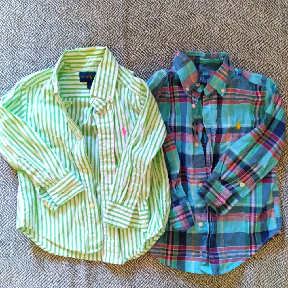 2 Lot RL 2T Shirts